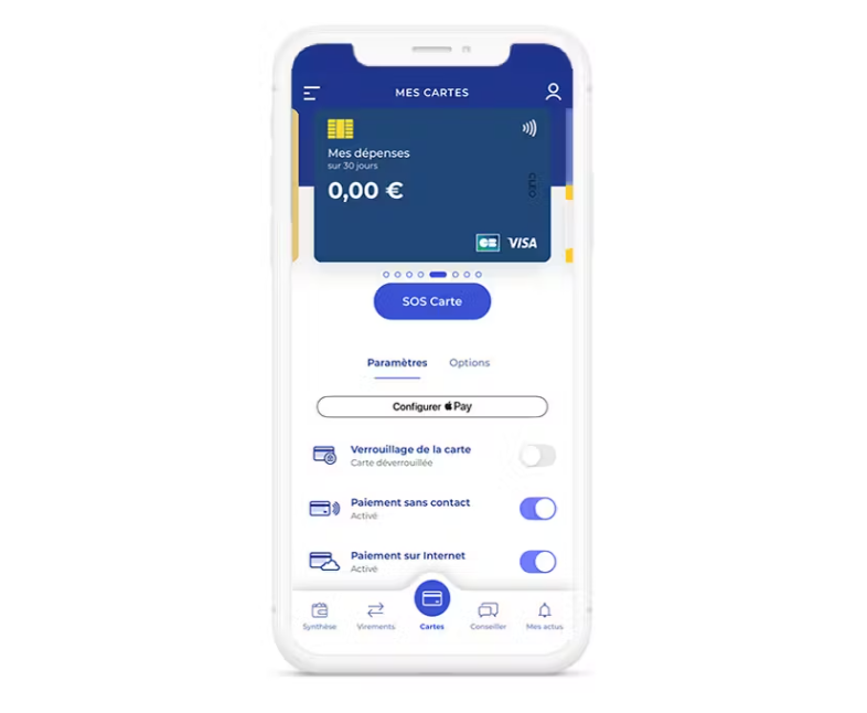 Carte Visa Cléo LCL